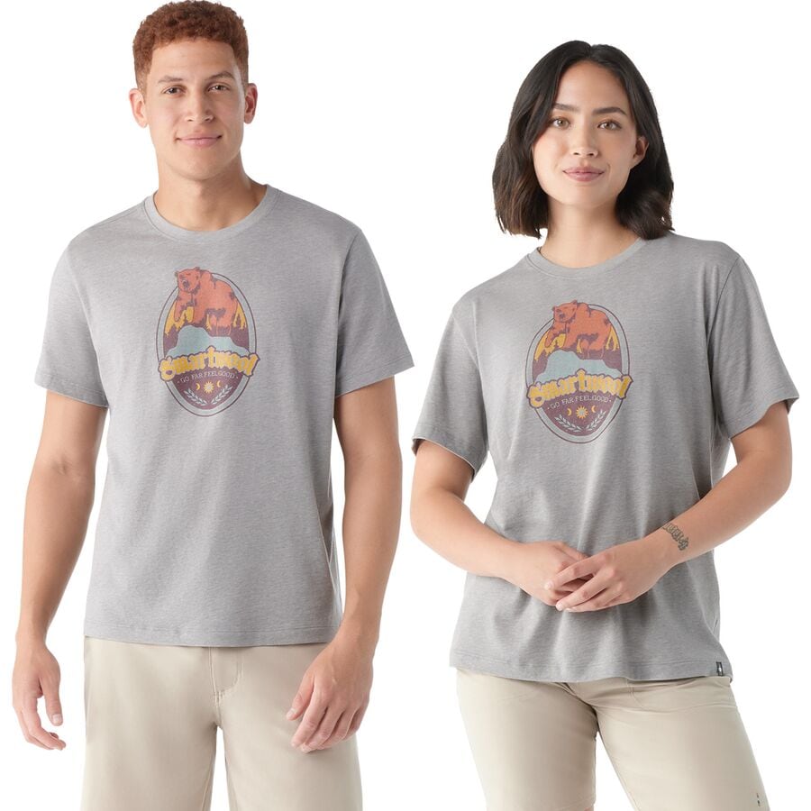 Bear Attack Graphic Short-Sleeve T-Shirt