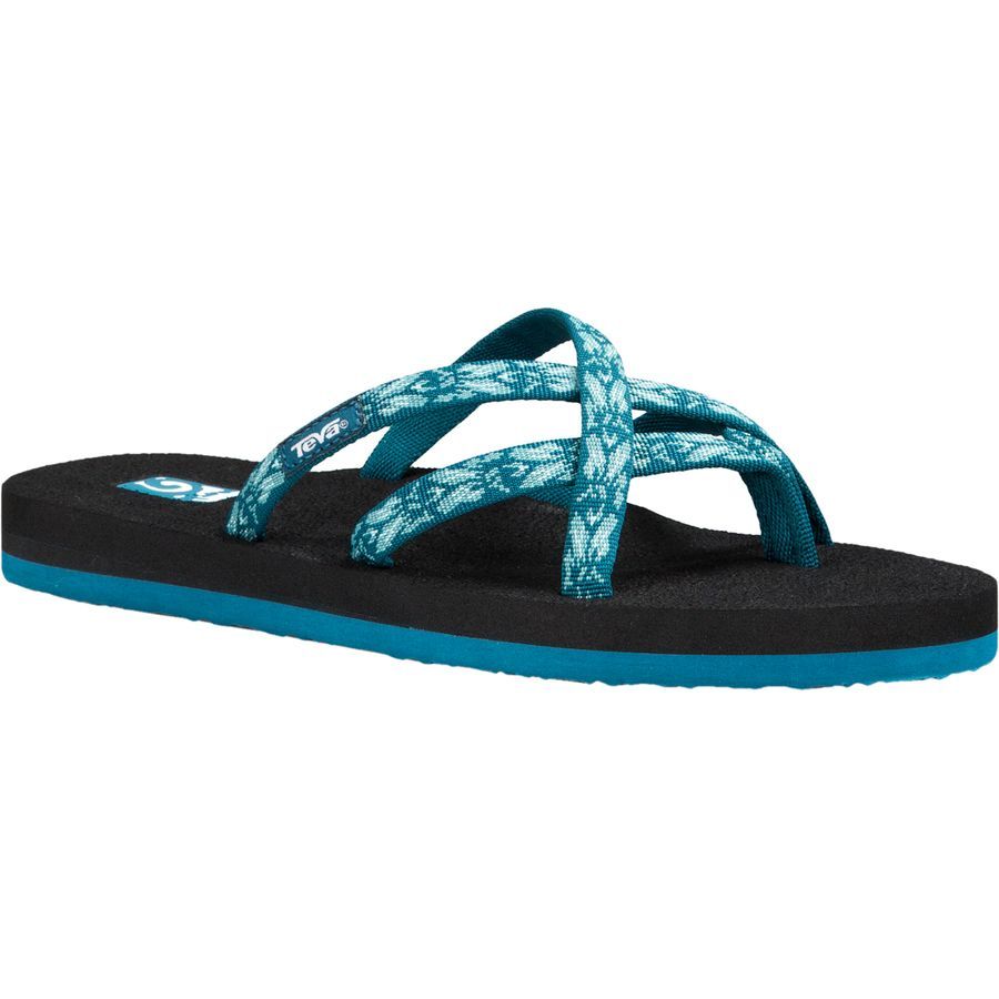 blue teva flip flops
