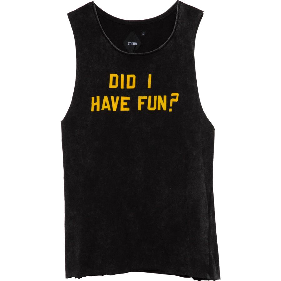 Thrills Co Did I Have Fun Muscle Tank Top Women's
