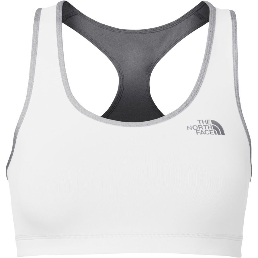 The North Face Bounce-B-Gone Reversible Sports Bra - Women's&nbsp;TNF White/TNF Light Grey Heather
