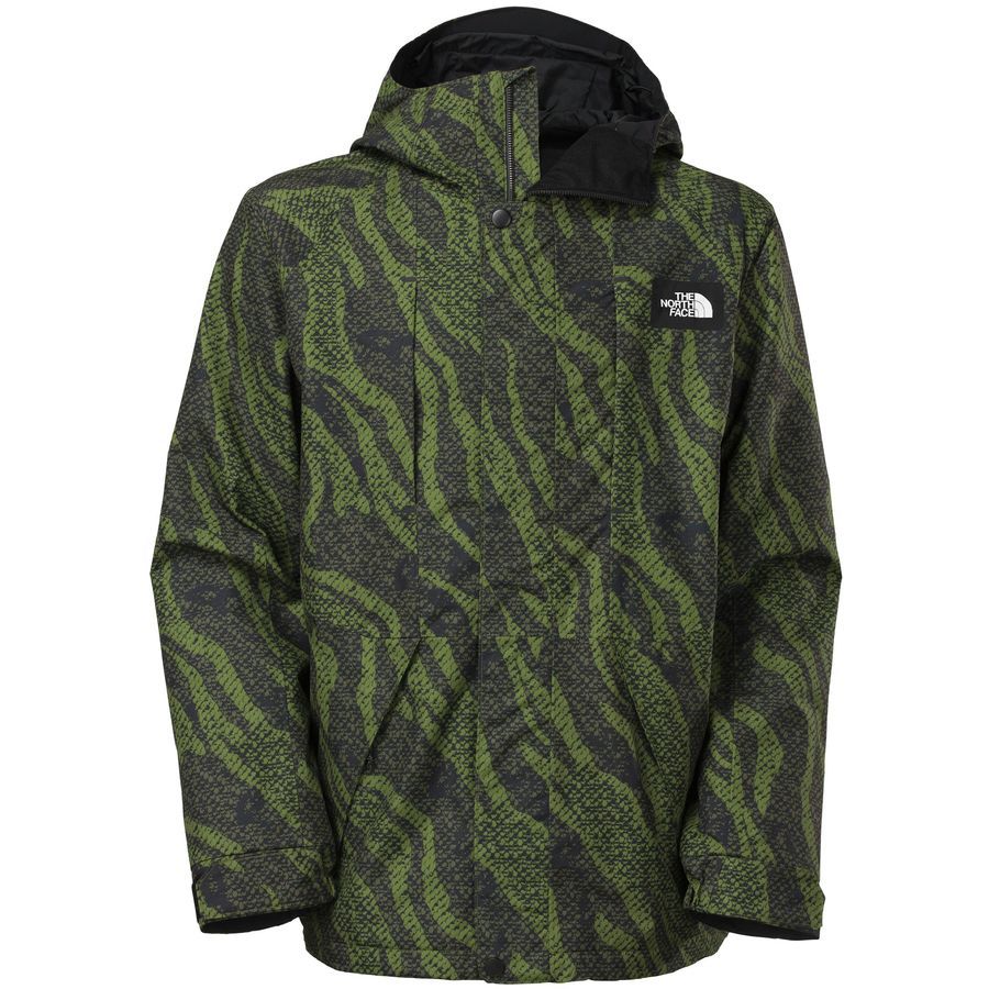 The North Face Turn It Up Jacket - Men's&nbsp;Scallion Green Sneebra Print