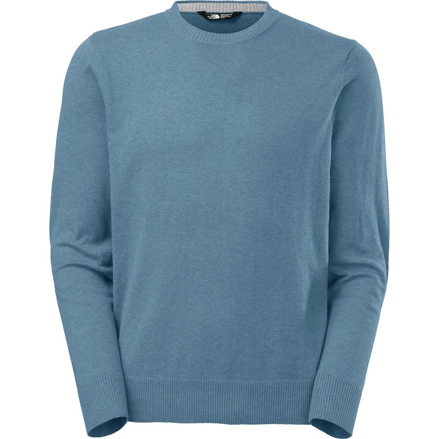 The North Face Mt. Tam Striped Crew Sweater - Men's&nbsp;Cool Blue Heather