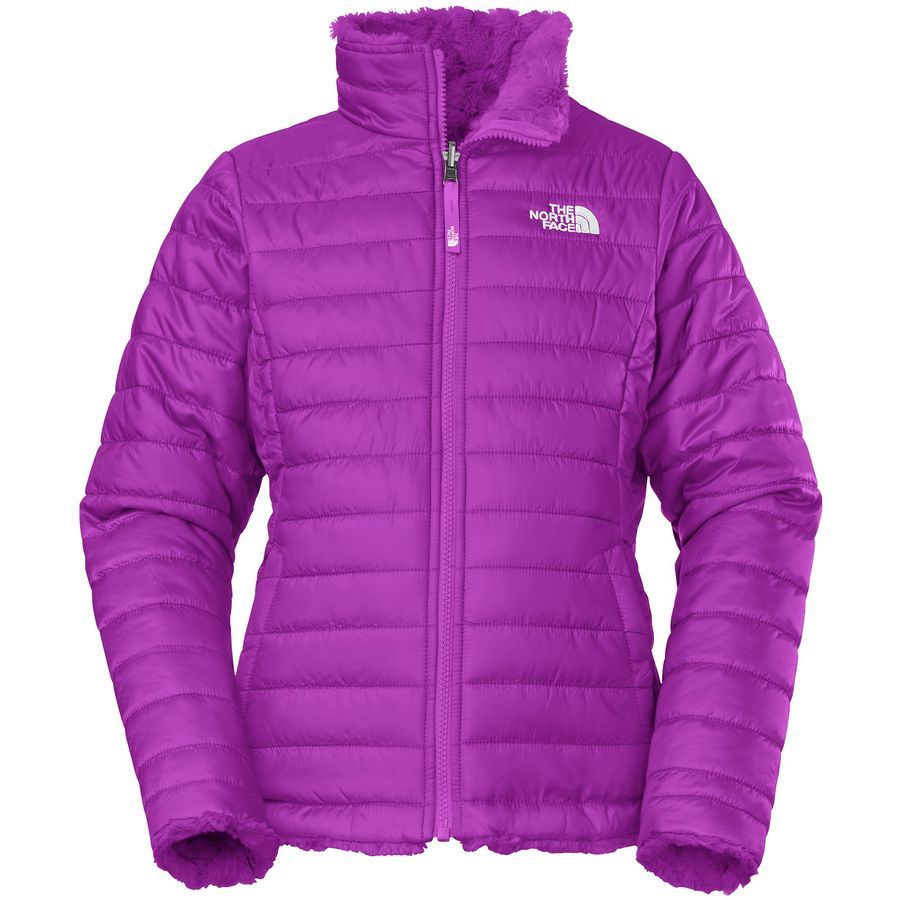 The North Face Mossbud Swirl Reversible Jacket - Girls'&nbsp;Magic Magenta
