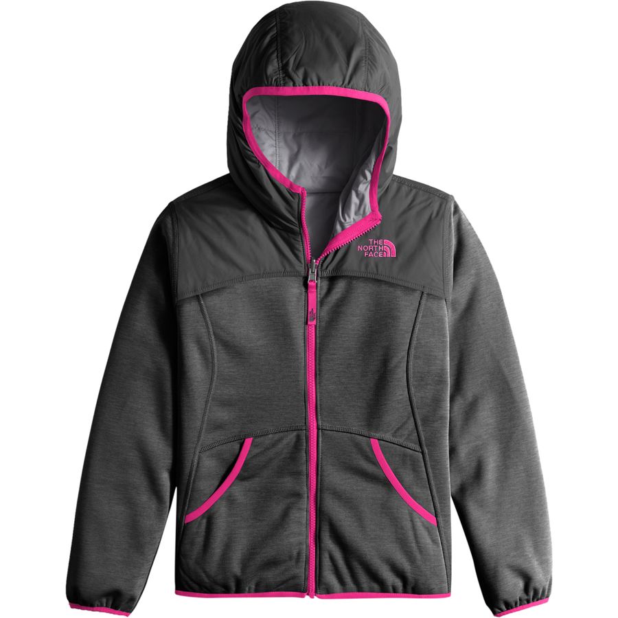 The North Face Haldee Reversible Fleece Hooded Jacket - Girls