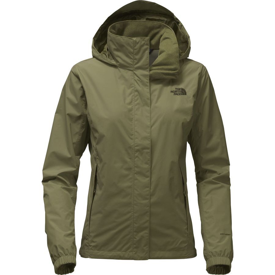 the north face coat green