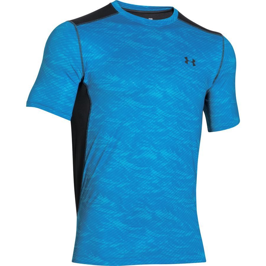 Under Armour Raid T-Shirt - Short-Sleeve - Men's&nbsp;Electric Blue/Black/Black/Carbon Print