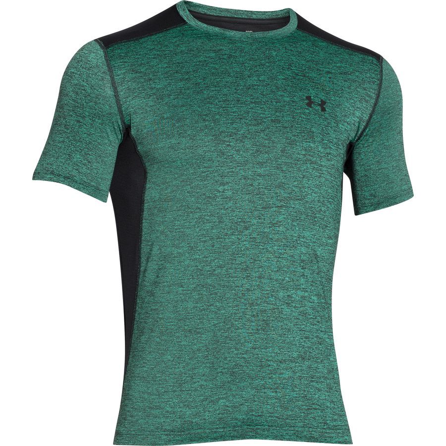 Under Armour Raid T-Shirt - Short-Sleeve - Men's&nbsp;Green Malachite/Black/Black