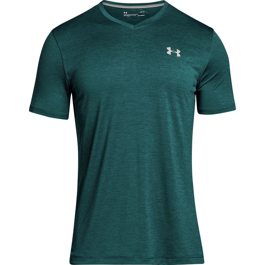 under armour men's tech v neck short sleeve t shirt