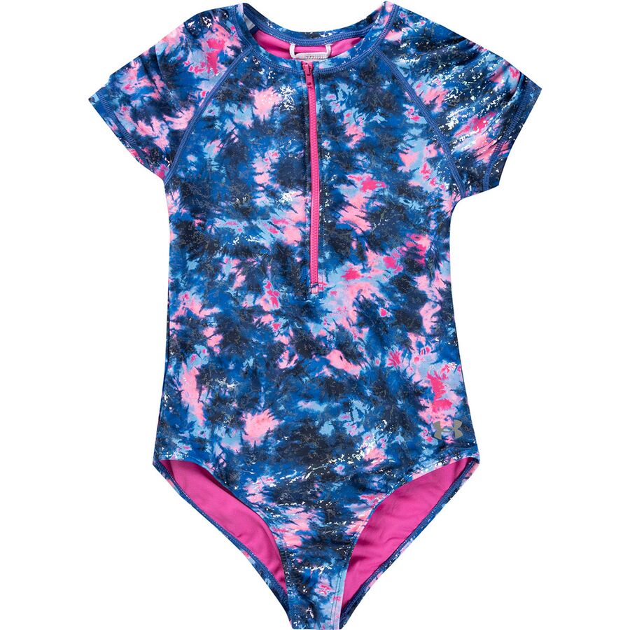 Printed Short-Sleeve One-Piece Paddlesuit - Girls'