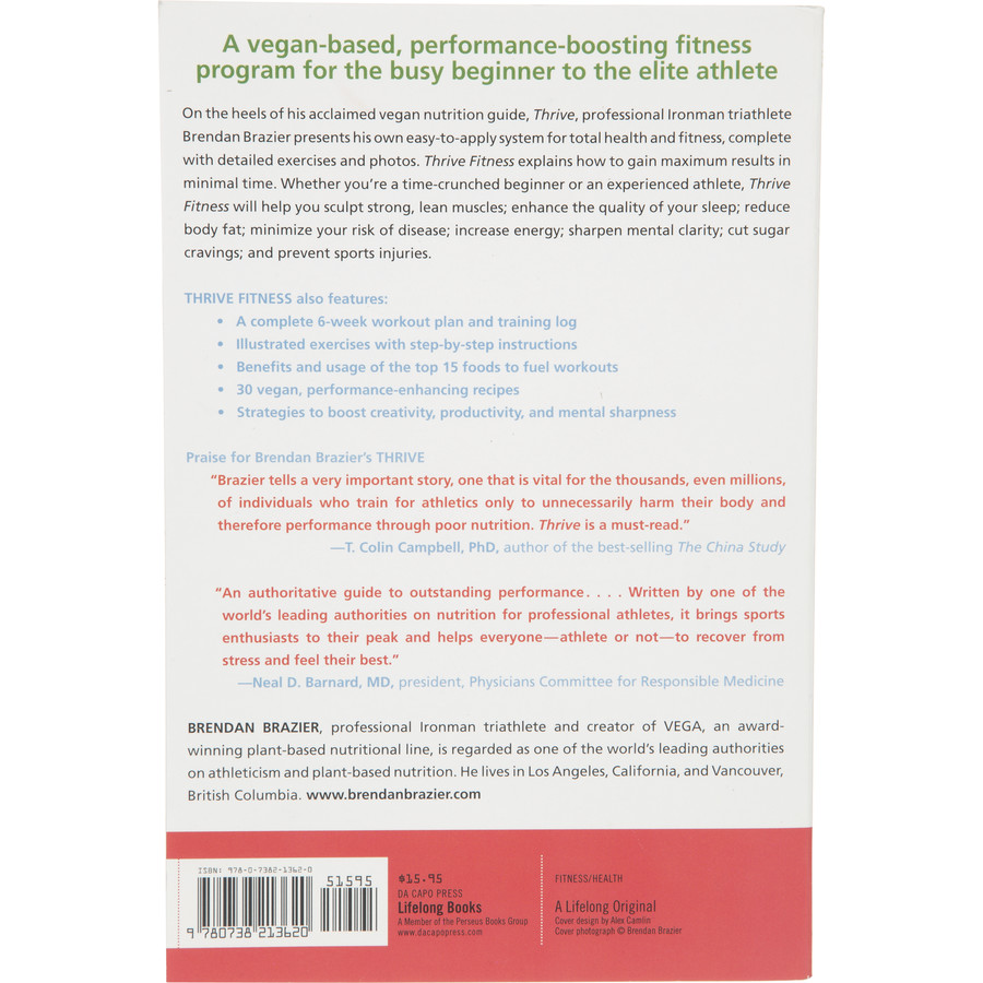 Vega Thrive Fitness Book&nbsp;Back