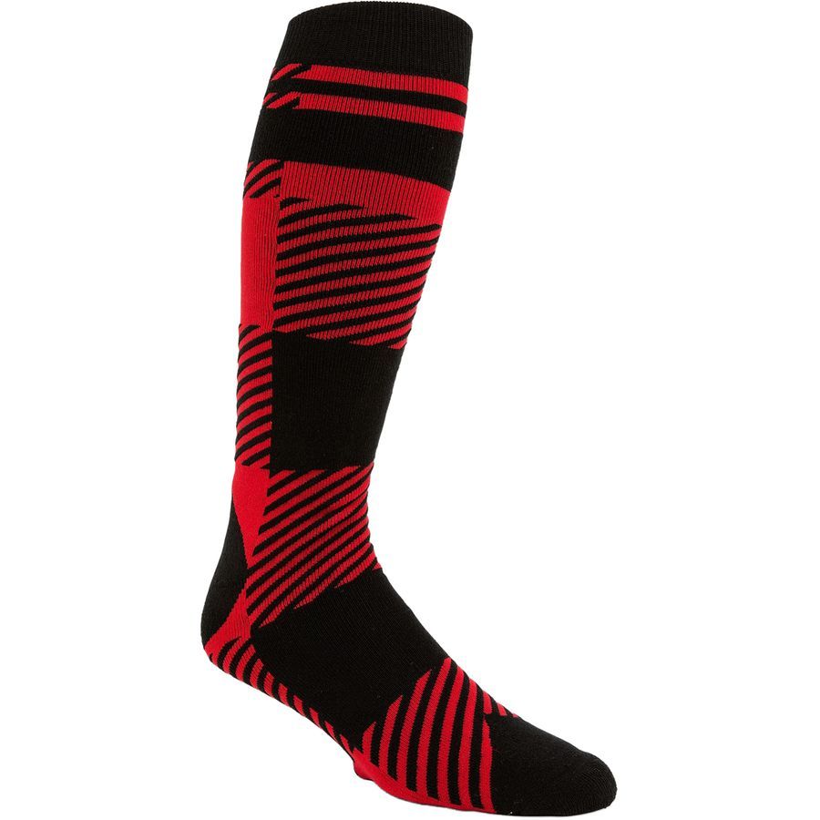 Volcom Slam Dunk Sock - Men's&nbsp;Oversized Lumberjack Plaid/Red