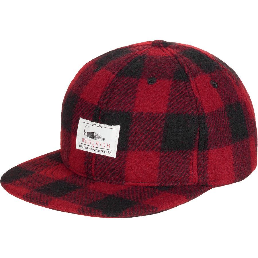 Woolrich Wool Buffalo Plaid Baseball Cap