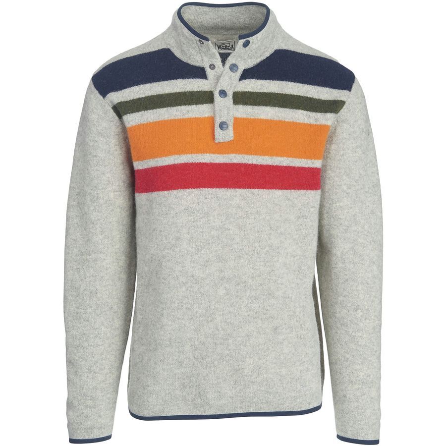 Woolrich Half Snap Blanket Sweater Men's