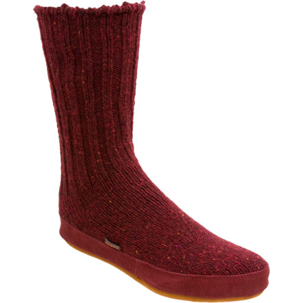 Acorn Merino Slipper Sock Womens