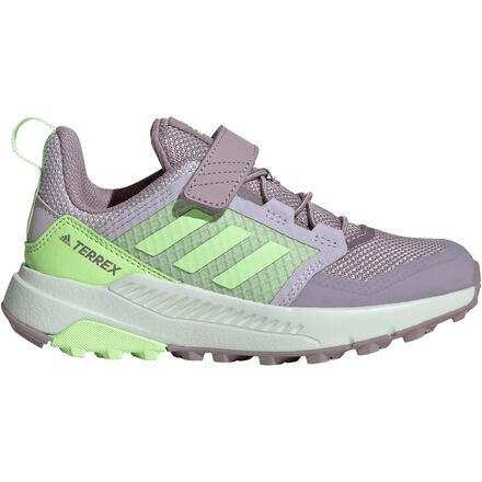 Adidas TERREX - Trailmaker Hiking Shoes - Kids' - Preloved Fig/Green Spark/Silver Dawn