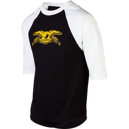 Anti-Hero - Basic Eagle T-Shirt - 3/4 Sleeve - Men's