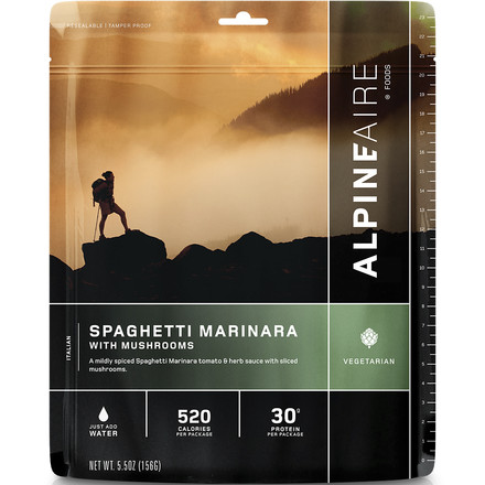 AlpineAire - Spaghetti Marinara with Mushrooms