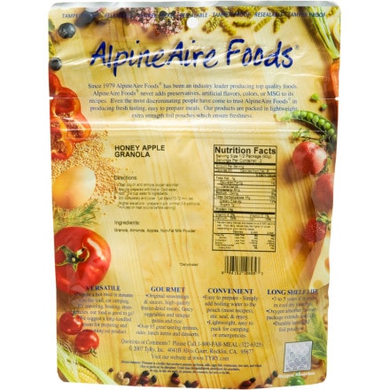 AlpineAire - Honey Apple Granola w/Milk
