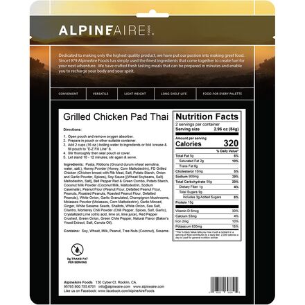AlpineAire - Grilled Chicken Pad Thai