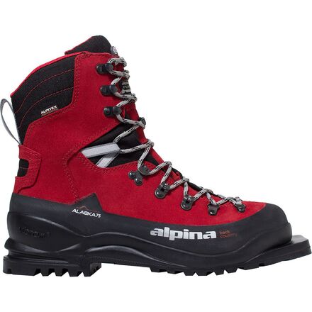 Alpina - Alaska 75mm Backcountry Boot - 2024 - Black/Red