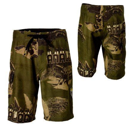 Analog Aloha Army Board Short - Men's