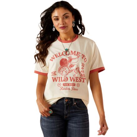 Ariat - Wild West Show T-Shirt - Women's - Coconut Milk