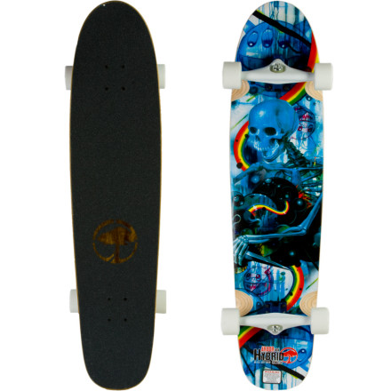 Arbor Hybrid Longboard with Grip Tape Top