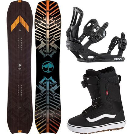 Satori Camber Snowboard + Battle Binding + Vans Aura OG Boot
