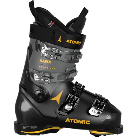 Atomic - Hawx Prime 100 Ski Boot - Black/Grey/Saffron