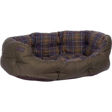 Barbour - Quilted Dog Bed - Olive
