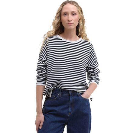 Marine Stripe Knitted Jumper - Women's