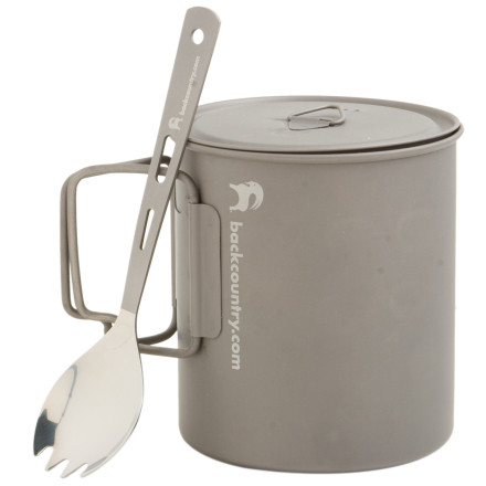 Backcountry - Titanium Cookset - 700ml Pot /Spork