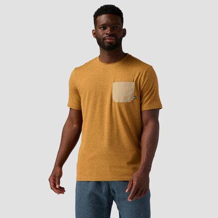 Backcountry - Destination Pocket T-Shirt - Men's - Bistre/Artisan's Gold