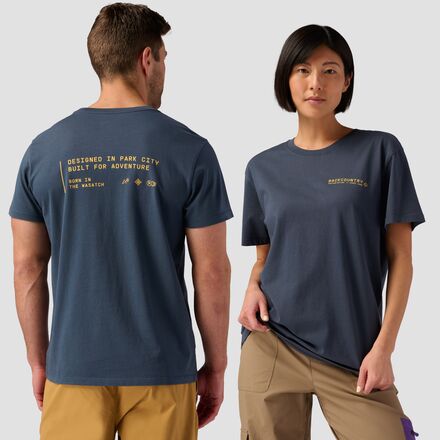 Backcountry - Built For Adventure T-Shirt - Baltic Blue