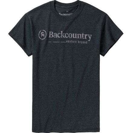 Backcountry - Venture Beyond Lockup T-Shirt - Dark Heather
