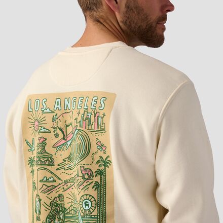 Backcountry - Los Angeles Poster Crew Sweatshirt