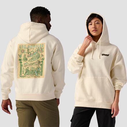 Backcountry - Los Angeles Poster Hoodie - Vintage White