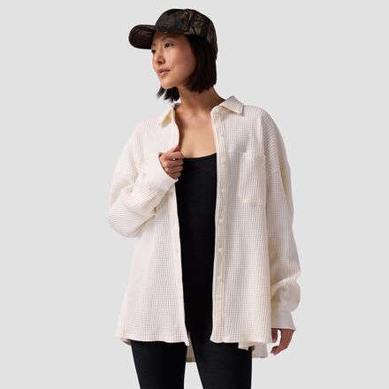 Waffle Button-Up - Women's
