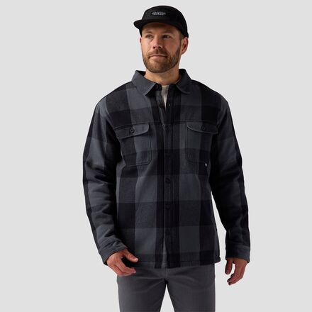 Venture Pile-Fleece Lined Flannel Shirt Jacket- Men's