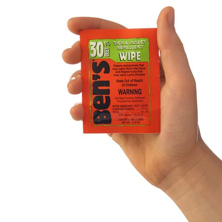 Ben's - 30% Tick & Insect Repellent Wipes