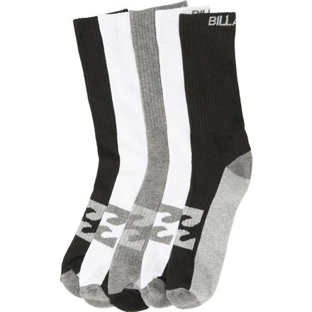 Billabong - Sport Socks - 5-Pack