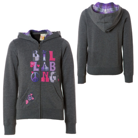 Billabong Kallycool Full Zip Hooded Sweatshirt Girls
