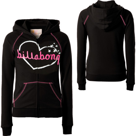 Billabong Starstruck Full Zip Hooded Sweatshirt Little Girls