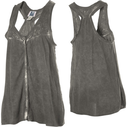 Billabong Heather Racer Back Tank Top Womens Billabong Heather Racer Back Tank Top Womens