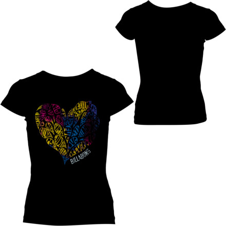 Billabong Big Lovies T Shirt Short Sleeve Little Girls
