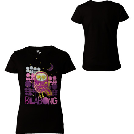 Billabong Night Owl T Shirt Short Sleeve Little Girls