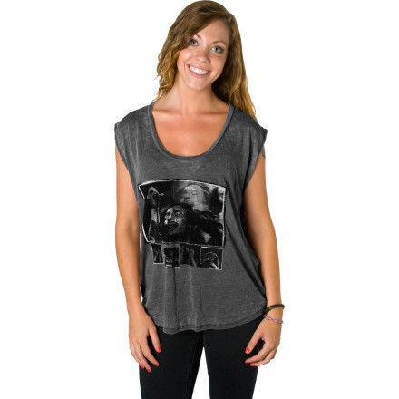 Billabong Bob Marley Freedom Muscle T-Shirt - Short-Sleeve - Women's