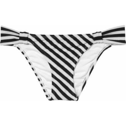 Bikini Lab - Stripe Cinch Skimpy Bikini Bottom - Women's
