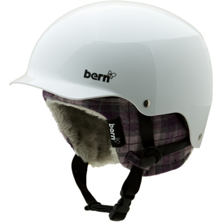 Bern Muse Hard Hat Helmet w Knit Liner Womens