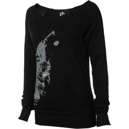 Betty Rides She Wolf Pullover Sweatshirt - Women's